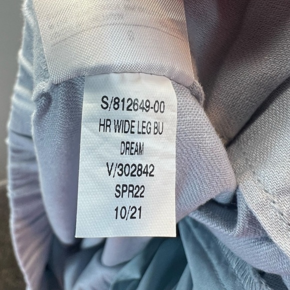 Banana Republic Womens Linen Blend Wide Leg Pleated Trouser Pants Elastic Size 8 - Picture 14 of 14